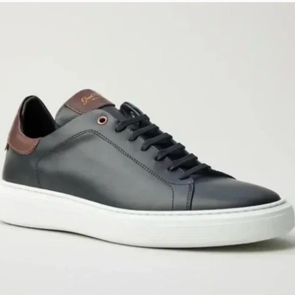 Goodman Brand Legend London Black and Brown Leather Sneakers 13